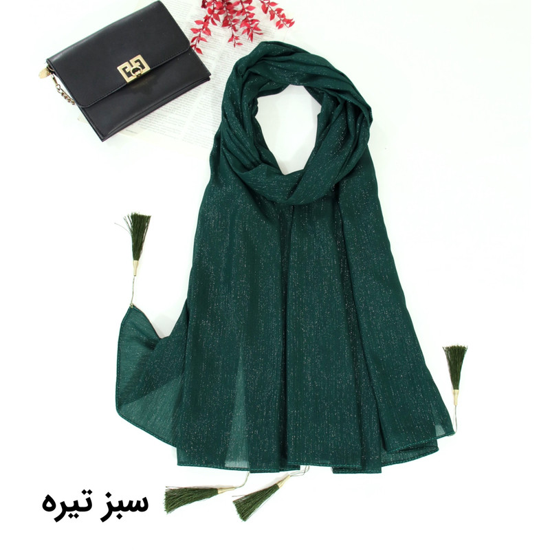 شال زنانه مدل حریر کریشه ساده کد ana-2269