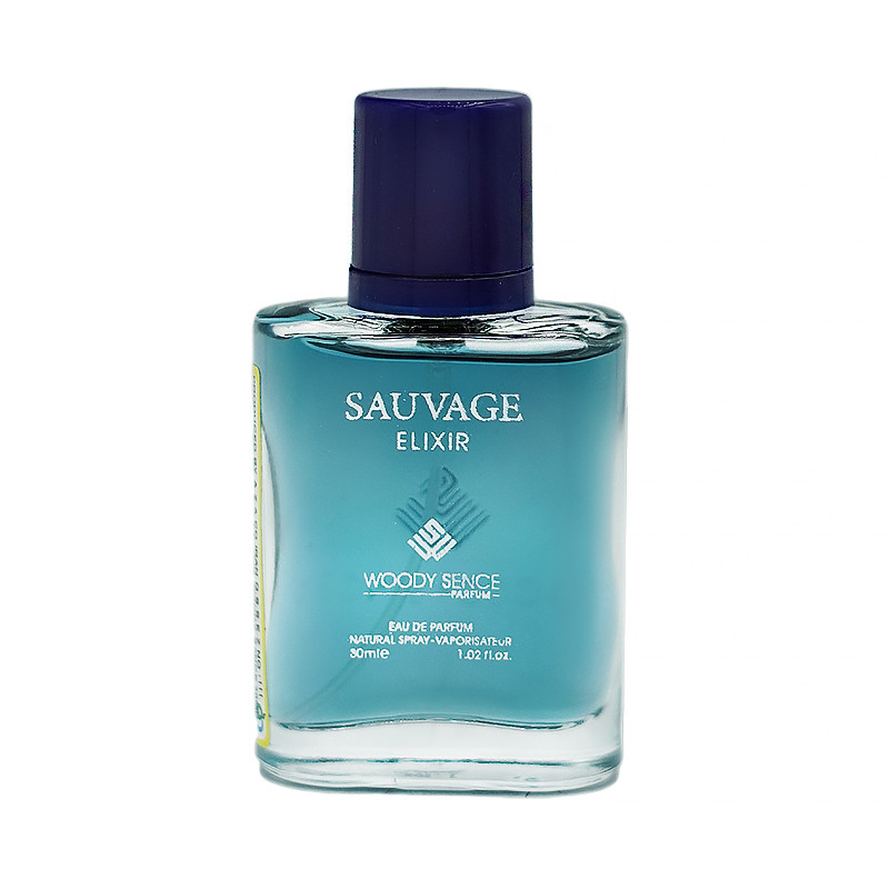عطر جیبی مردانه وودی سنس مدل SAUVAGE ELIXIR حجم 30 میلی لیتر