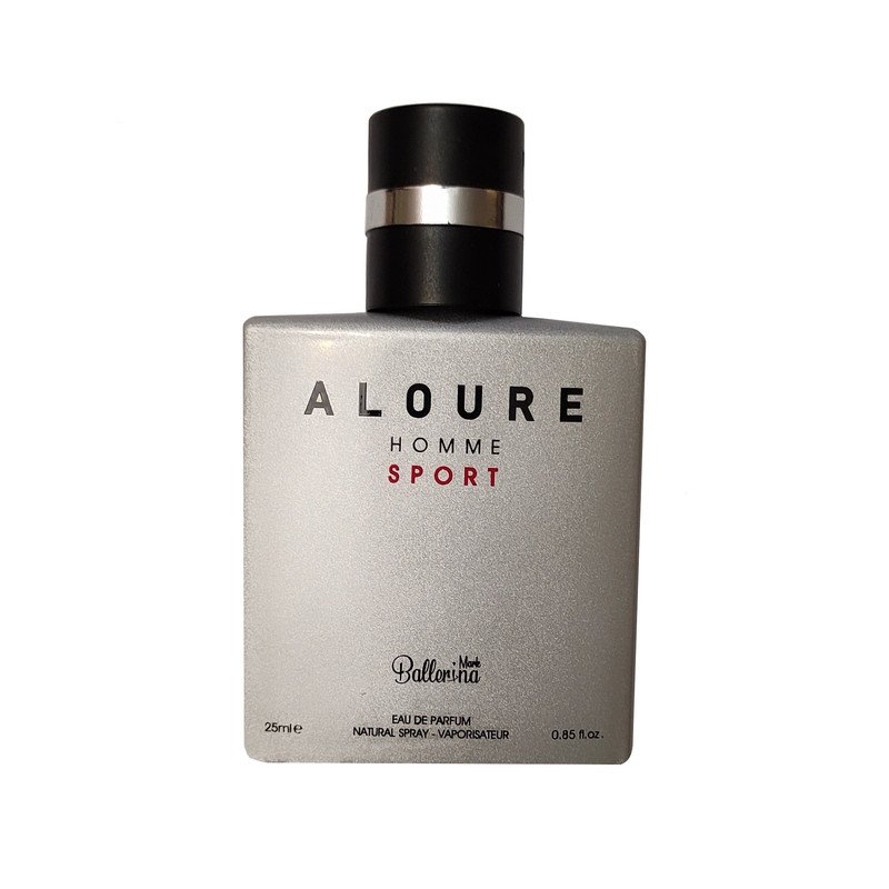 عطر جیبی مردانه بالرینا مدل ALOURE SPORT حجم 25 میلی لیتر