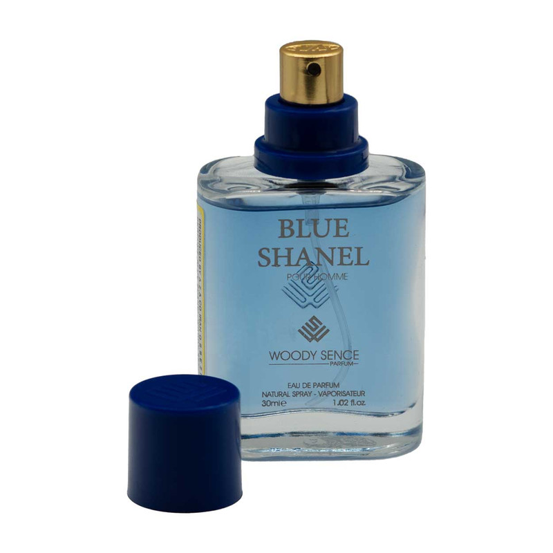 عطر جیبی مردانه وودی سنس مدل بلوشنل حجم 30 میلی لیتر