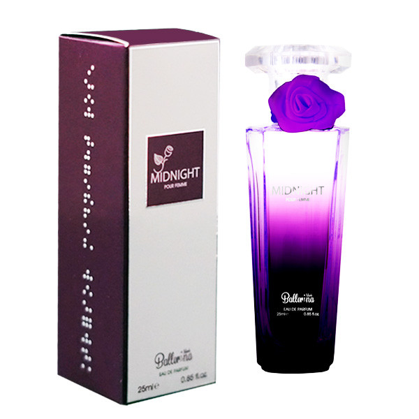 عطر جیبی زنانه بالرینا مدل Midnight حجم 25 میلی لیتر