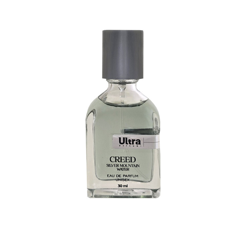 عطر جیبی اولترا ویرچوآل مدل Creed Silver Mountain water با رایحه خنک حجم 30 میلی‌لیتر