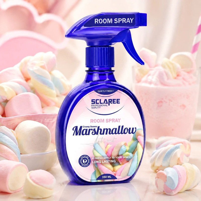 اسپری خوشبوکننده اسکلاره مدل Marshmallow رایحه شیرین حجم 350 میلی لیتر