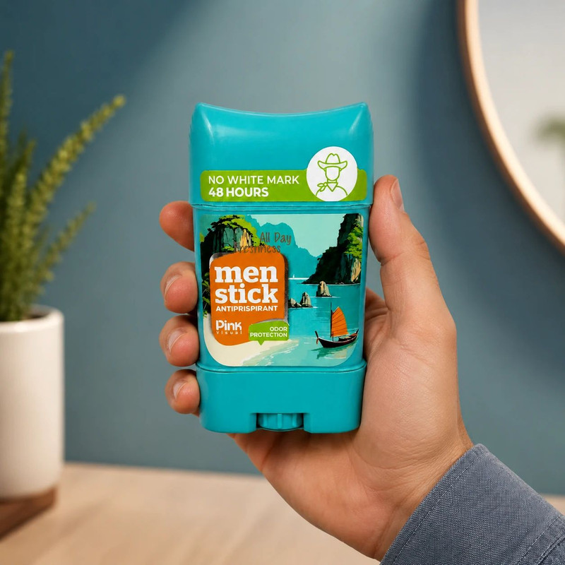 استیک ضد تعریق مردانه پینک ویژوآل مدل ALL DAY FRESHNESS با رایحه خنک وزن 75 گرم