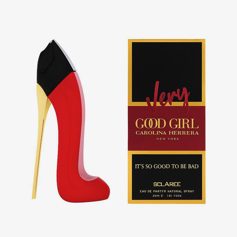 عطر جیبی زنانه اسکلاره مدل Good girl carolina با رایحه گرم حجم ۳۰ میلی‌لیتر