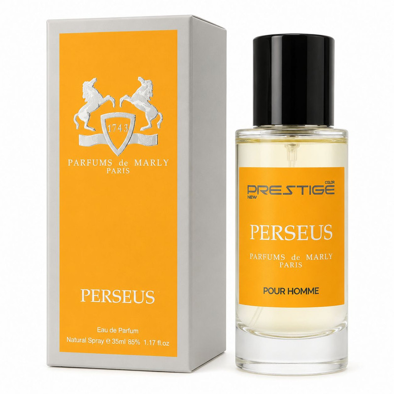 عطر جیبی مردانه نیو پرستیژ کالر مدل Perseus با رایحه شیرین و مرکباتی حجم 35 میلیلیتر