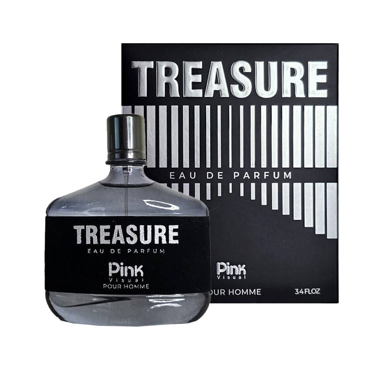 ادو پرفیوم مردانه پینک ویژوآل مدل Treasureبا رایحه تلخ حجم 100 میلی لیتر
