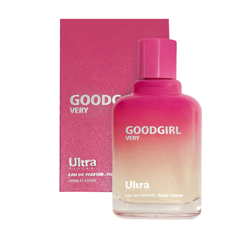 ادوپرفیوم زنانه اولترا ویرچوآل مدل Good Girl Very با رایحه شیرین  حجم 100 میلی‌لیتر