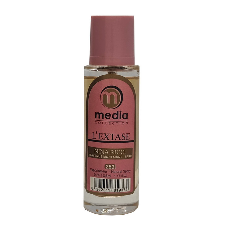 عطر جیبی زنانه مدیا مدل Nina ricci lextase حجم 35 میلی لیتر