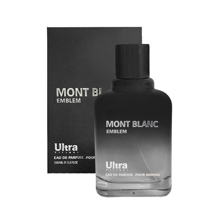 ادو پرفیوم مردانه اولترا ویرچوآل مدل Mont Blanc Emblem با رایحه گرم حجم 100 میلی لیتر