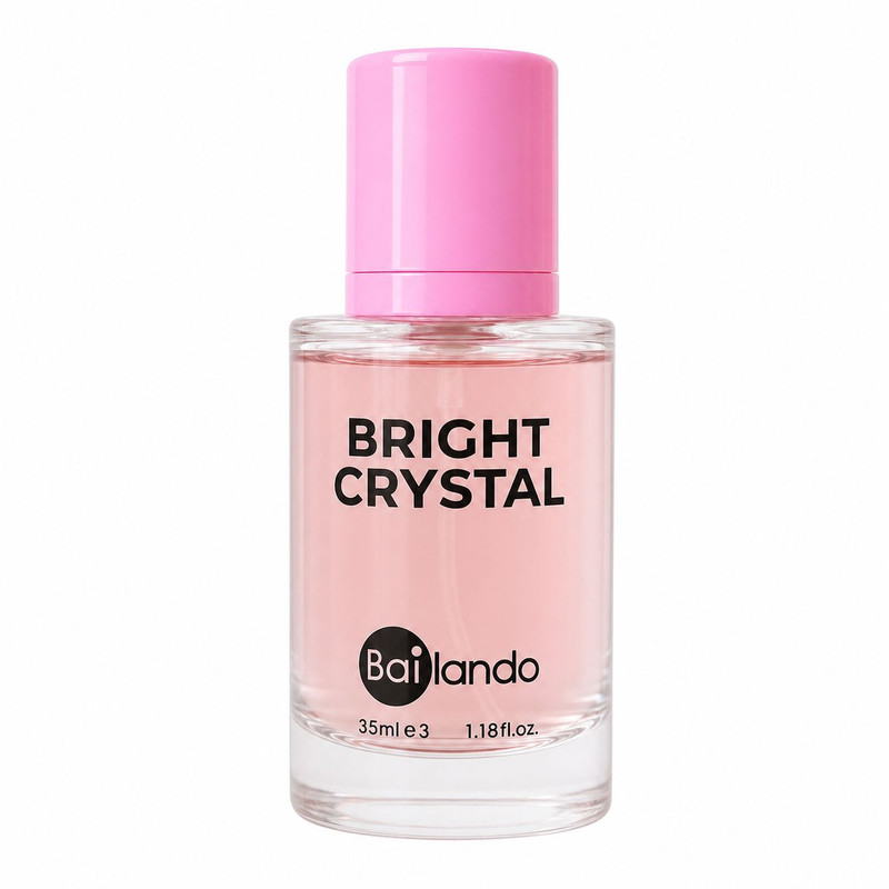 عطر جیبی زنانه بایلندو مدل Bright Crystal NB با رایحه شیرین و میوه ای حجم 35 میلیلیتر