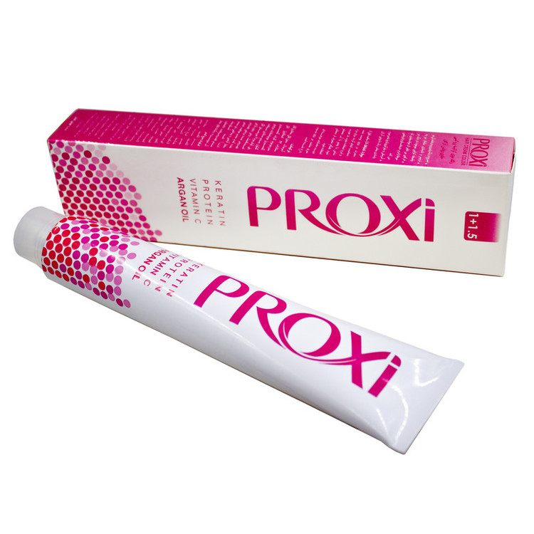 رنگ مو پروکسی شماره 7.2 حجم 100 میلی لیتر رنگ بلوند دودی متوسط