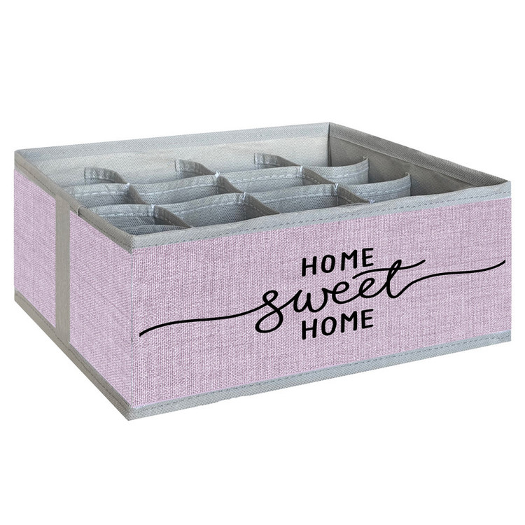 نظم دهنده مدل لباس زیر و جوراب طرح لینن HOME SWEET HOME کد ORG16