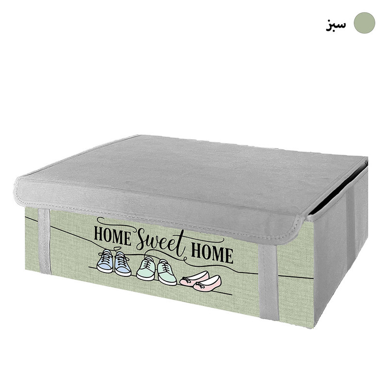 نظم دهنده کفش طرح لینن HOME SWEET HOME کد SH1