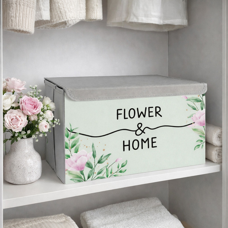 باکس لباس طرح پاستلی FLOWER & HOME کد S1
