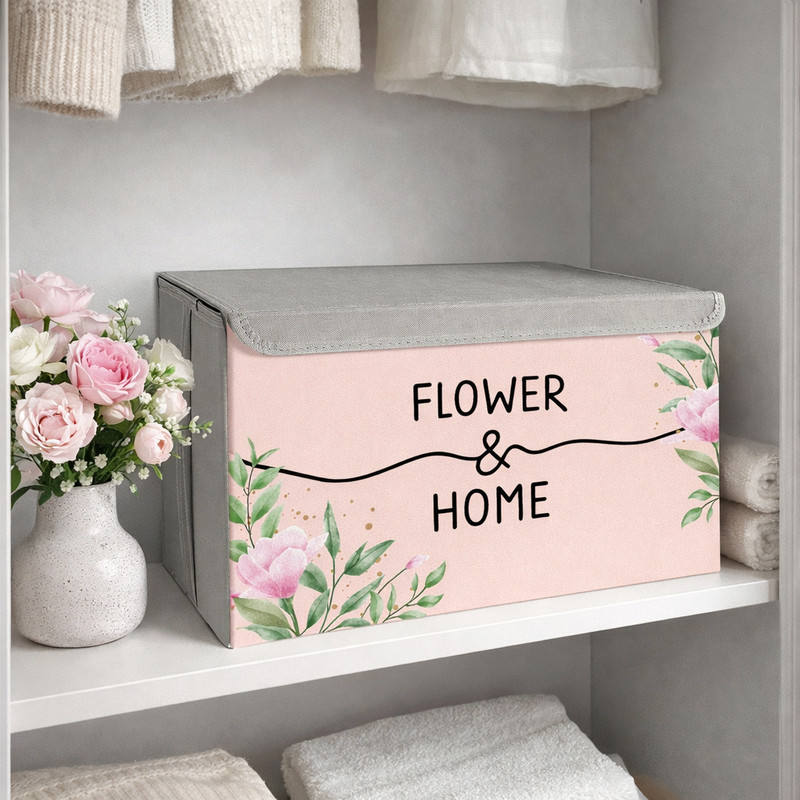 باکس لباس طرح پاستلی FLOWER & HOME کد S1