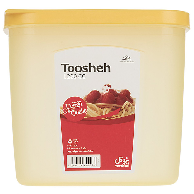 توشه مستطیلی 1200 سی سی یزدگل کد 505