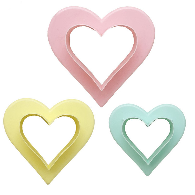 کاتر شیرینی بهگز مدل Heart مجموعه 3 عددی