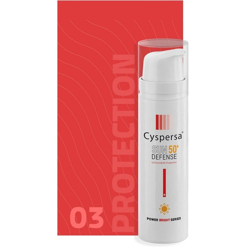 کرم ضدآفتاب بیرنگ سیسپرسا SPF50 مدل ضدلک مناسب انواع پوست، حجم 50 میلیلیتر