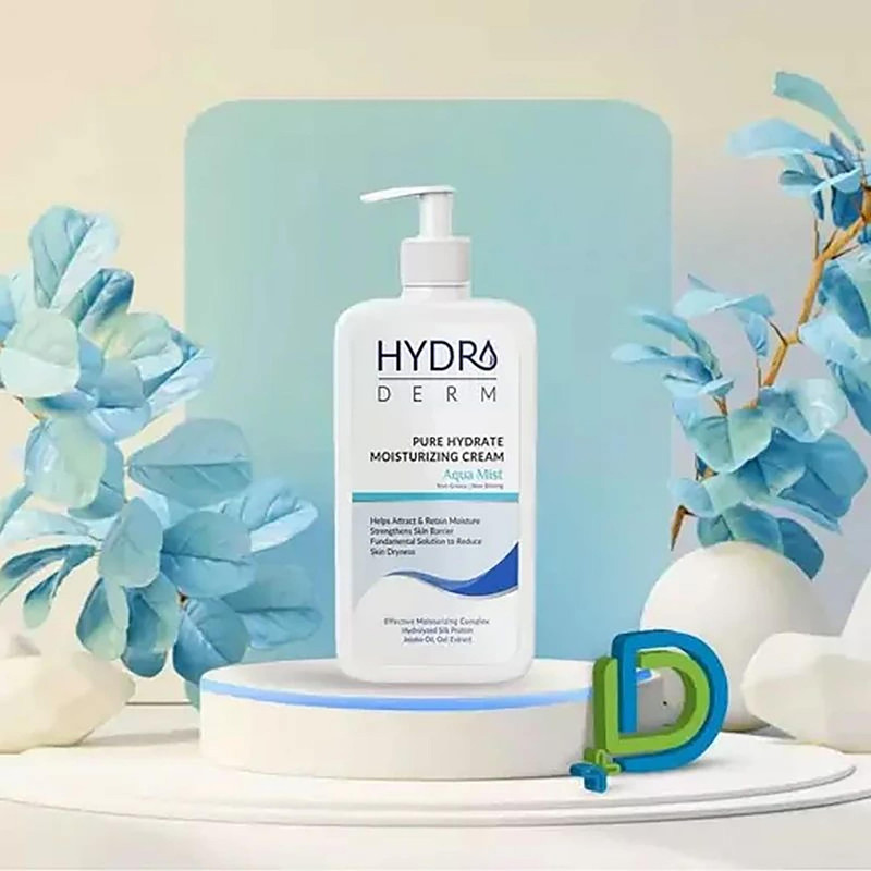 کرم مرطوب‌کننده و نرم‌کننده هیدرودرم مدل Aqua Mist حجم 500 میلی‌لیتر