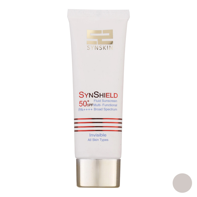 فلوئید ضدآفتاب بی‌رنگ ساین اسکین SPF50 سری Invisible مناسب انواع پوست، حجم 50 میلی‌لیتر