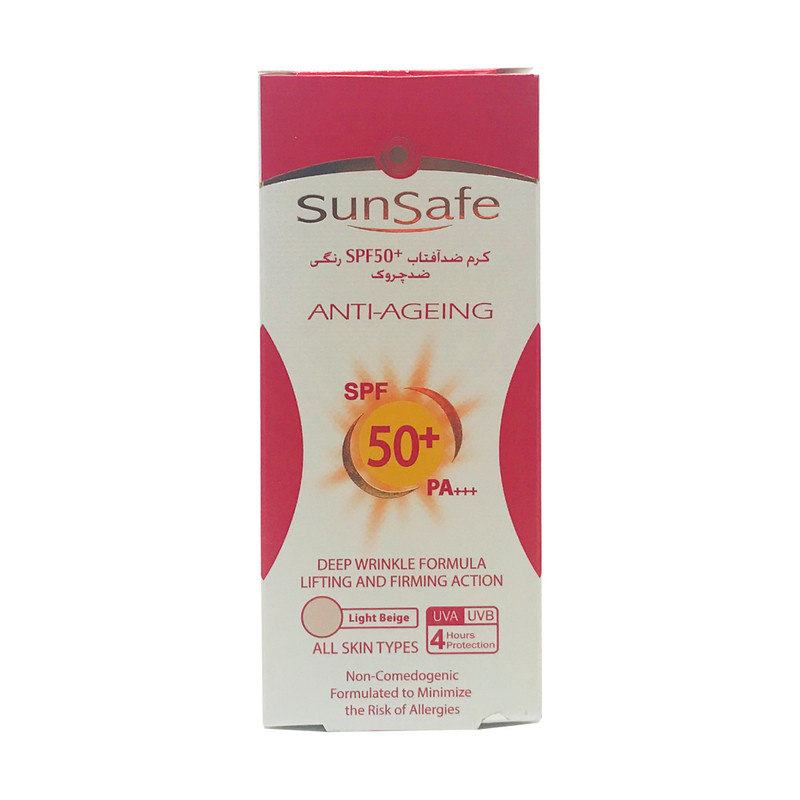 کرم ضد آفتاب سان سیف مدل anti ageing حجم 50 میلی لیتر