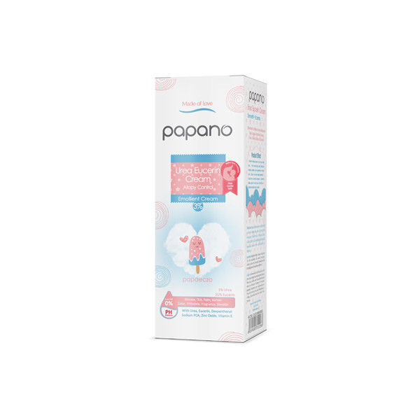 کرم نرم کننده کودک پاپانو مدل اوسرین و اوره 3% حجم 75 میلی لیتر