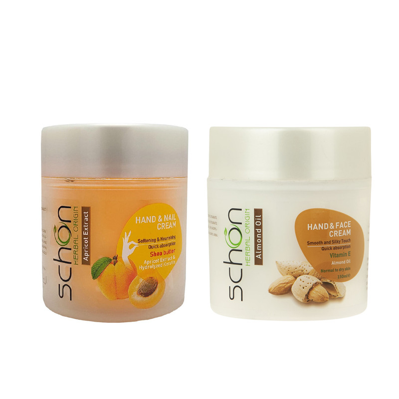 کرم دست و ناخن شون مدل Apricot Extract حجم 150 میلی لیتر مجموعه 2 عددی