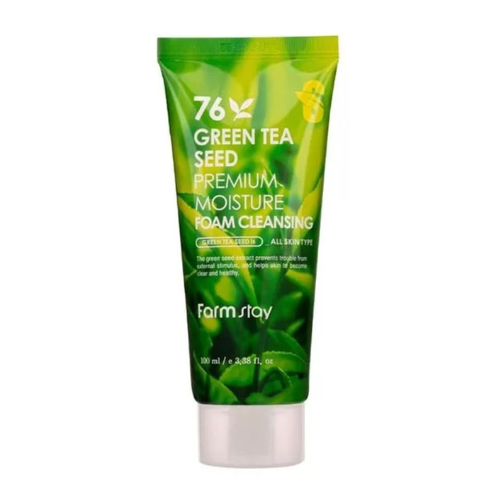 فوم شستشو صورت فارم استی مدل GREEN TEA SEED حجم 100 میلی لیتر