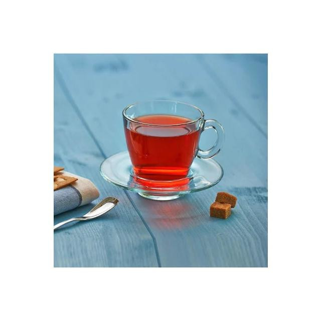 ست فنجان و نعلبکی 6 نفره پاشا باغچه مدل آکوا کد 95040
