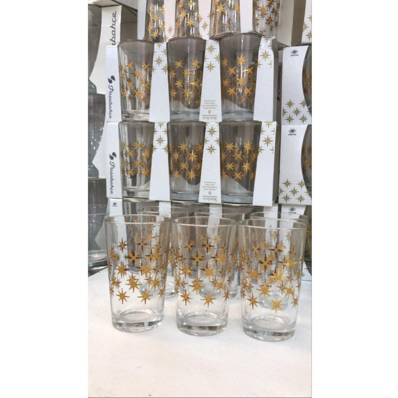 لیوان پاشاباغچه مدل stardust کد 42877 بسته شش عددی