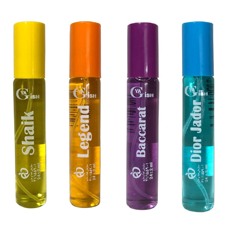 عطر جیبی یاغیش مدل CK13 حجم 24 میلی لیتر مجموعه 4 عددی