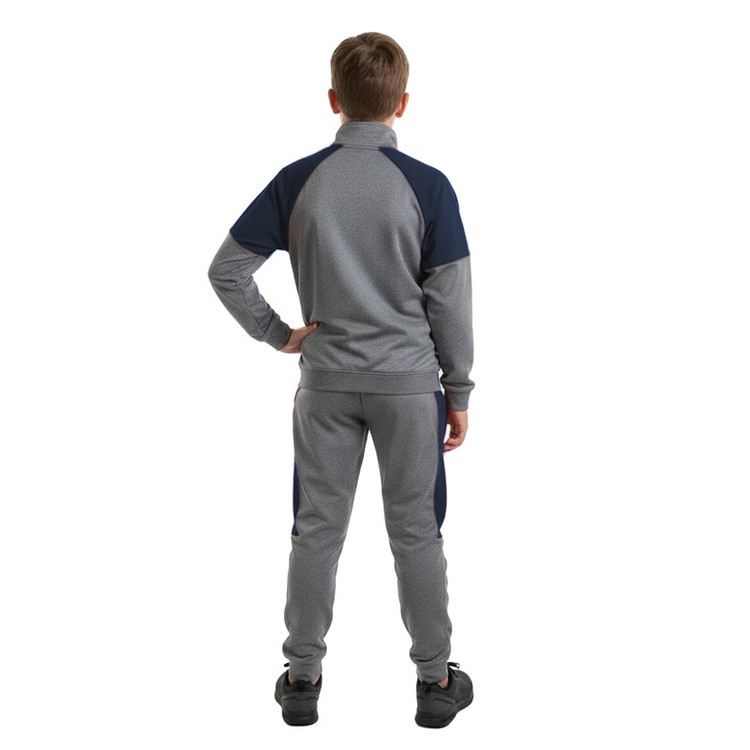 ست سویشرت و شلوار ورزشی دخترانه و پسرانه طرح ملانژ مدل MD01