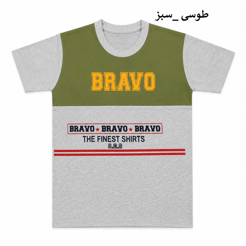 تیشرت آستین کوتاه پسرانه مدل BRAVO