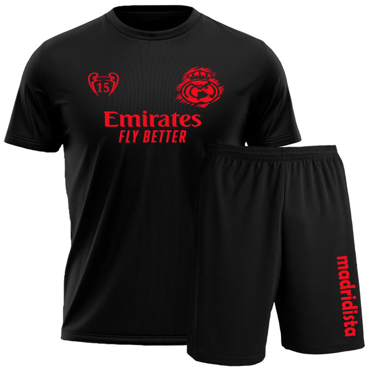 ست تی شرت و شلوارک مردانه مدل Real Madrid کد TSH051