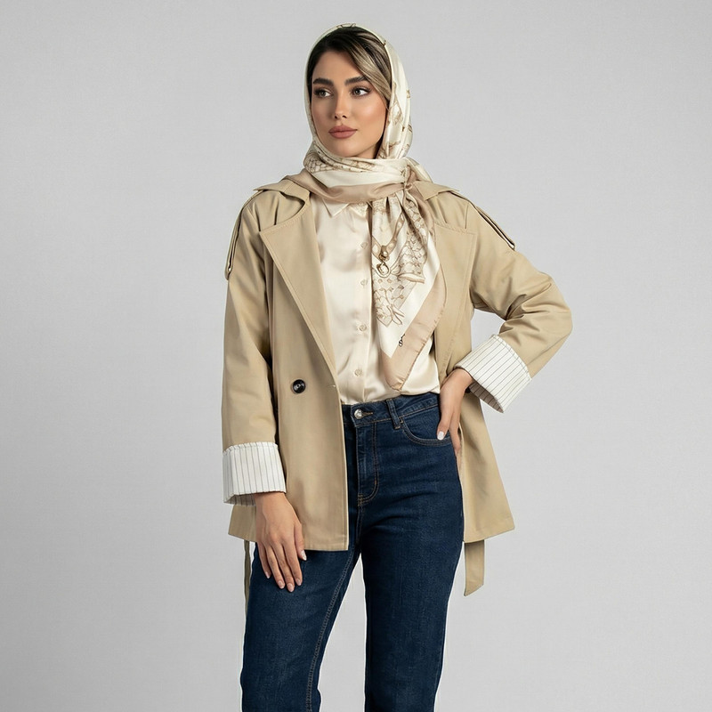 بارانی زنانه مدل فریناز کد 2403