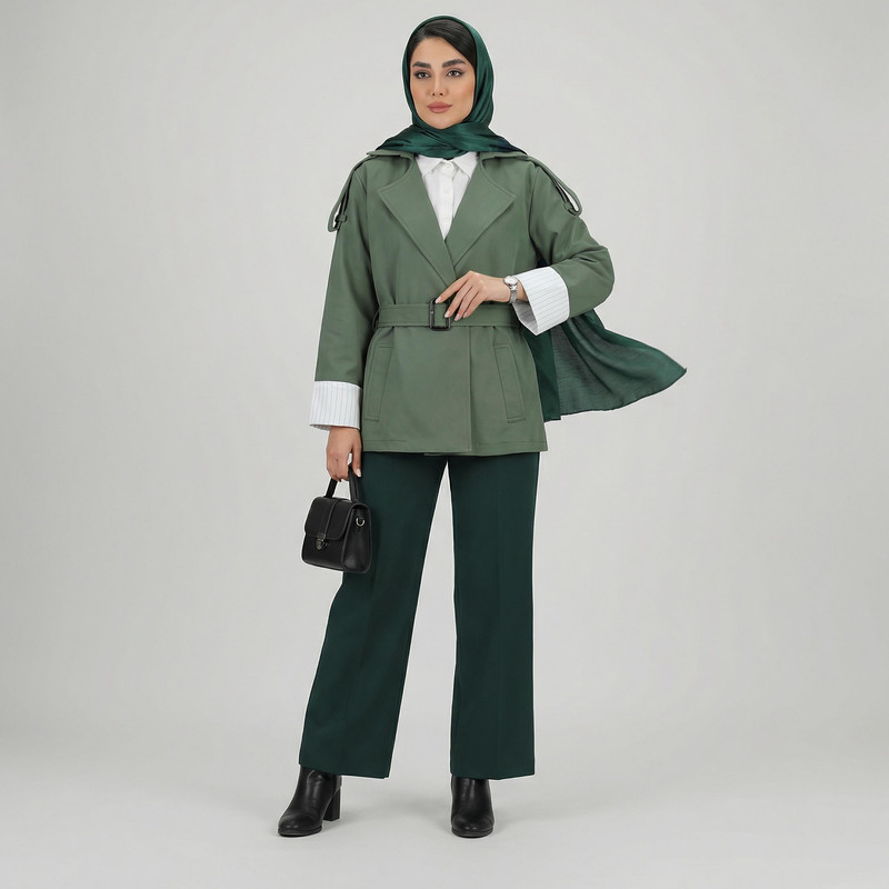 بارانی زنانه مدل فریناز کد 2403
