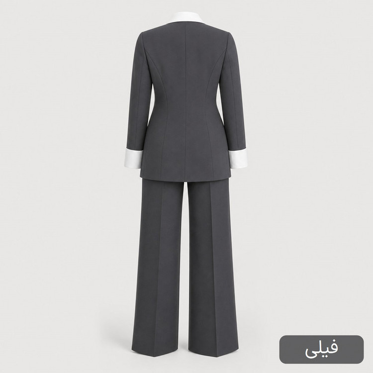 کت و شلوار زنانه مدل نگارشید کد 2605