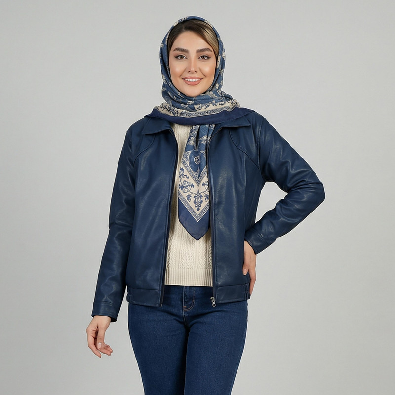 کت چرم زنانه کد 2423