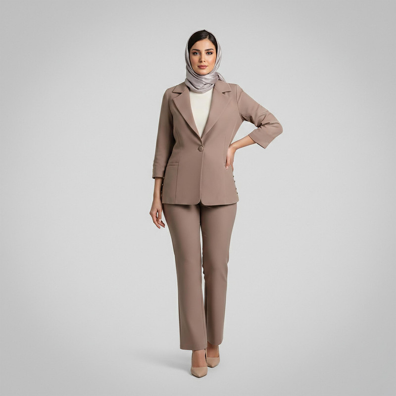 ست کت و شلوار رسمی زنانه مدل  تلناز کد 2406