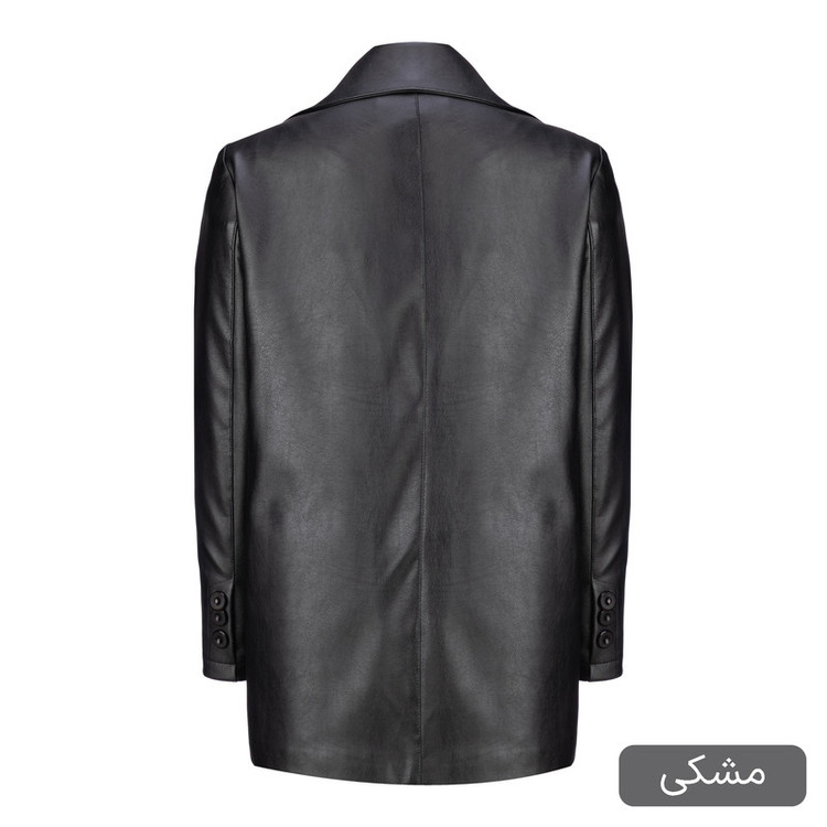 کت چرم زنانه مدل بهسام کد 2384