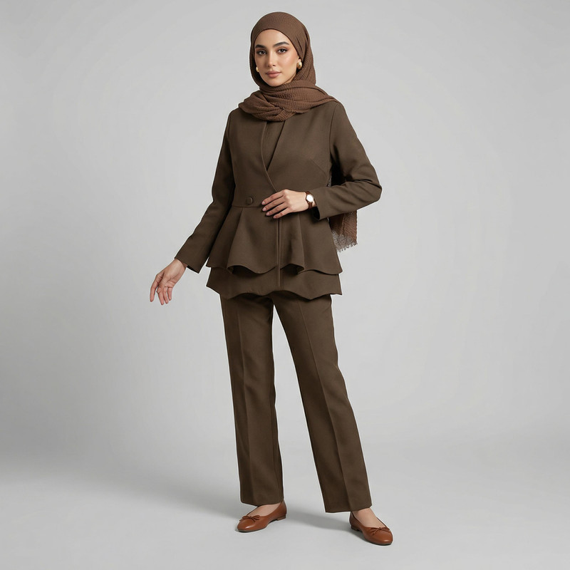 ست کت و شلوار زنانه مدل بهارک کد 214501