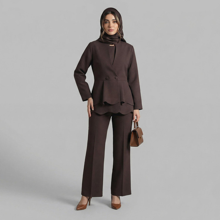 ست کت و شلوار زنانه مدل بهارک کد 214501