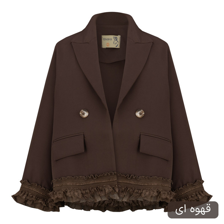 کت رسمی زنانه مدل نقشین کد 2501