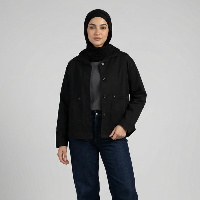 کراپ کت زنانه مدل آیریک کد 2436