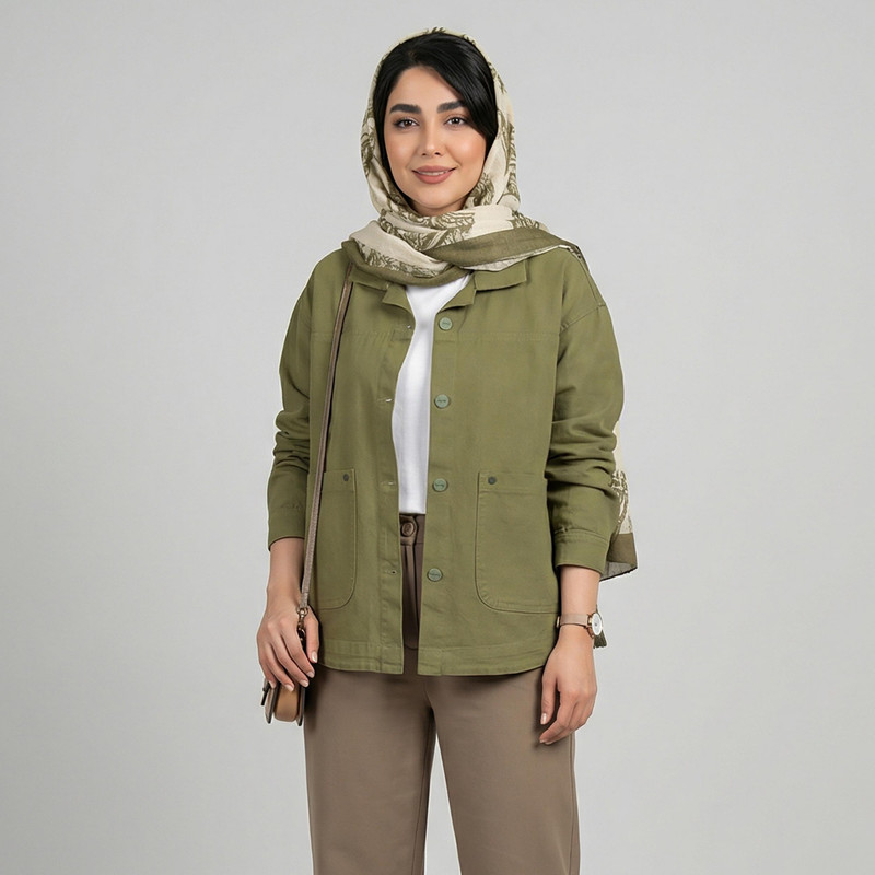 کراپ کت زنانه مدل آیریک کد 2436
