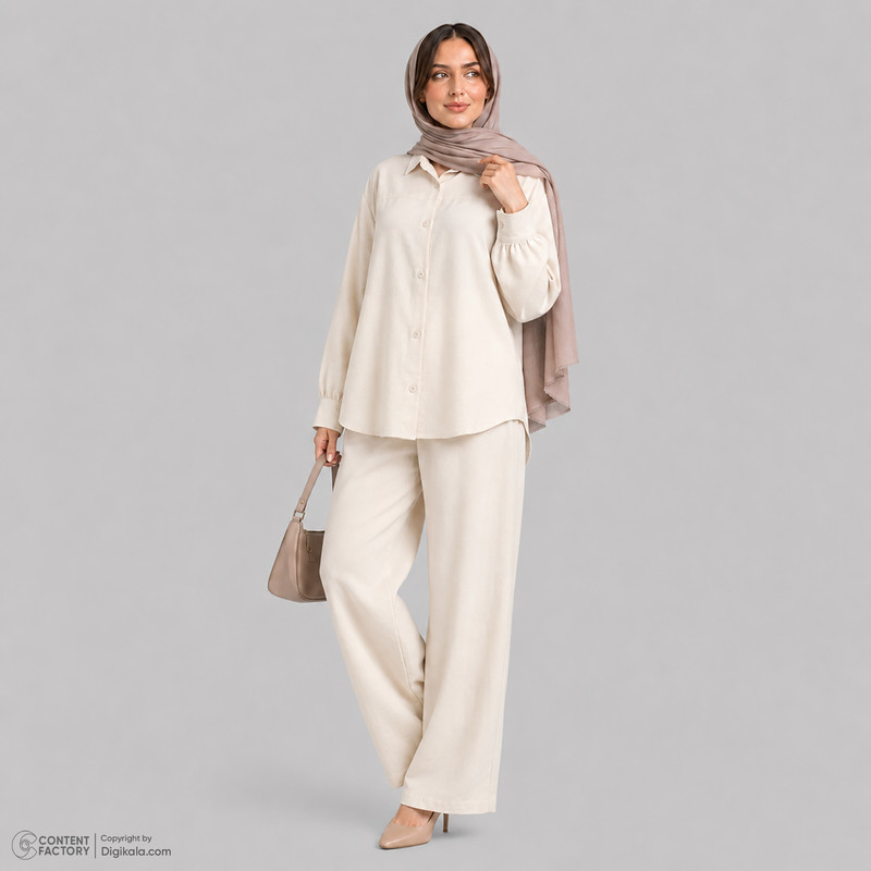 ست شومیز و شلوار زنانه مدل دنیرا کد 2580