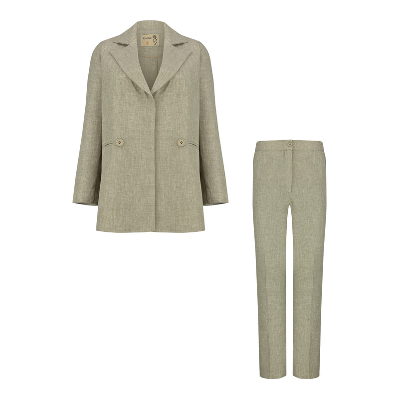 مانتو و شلوار زنانه مدل نارسیس کد 179904
