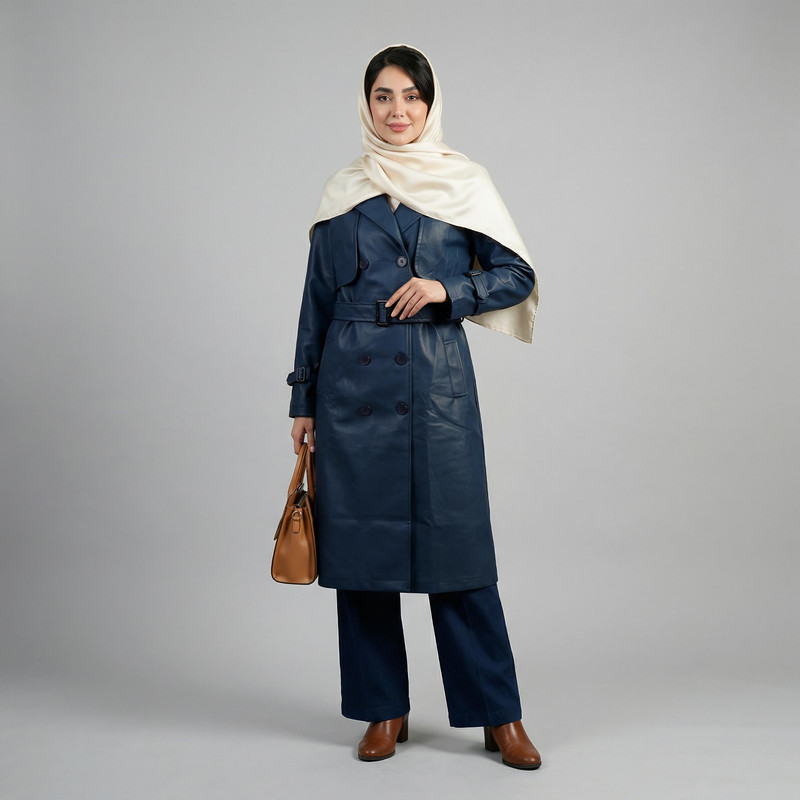 کت چرم زنانه مدل شبرنگ کد 237301