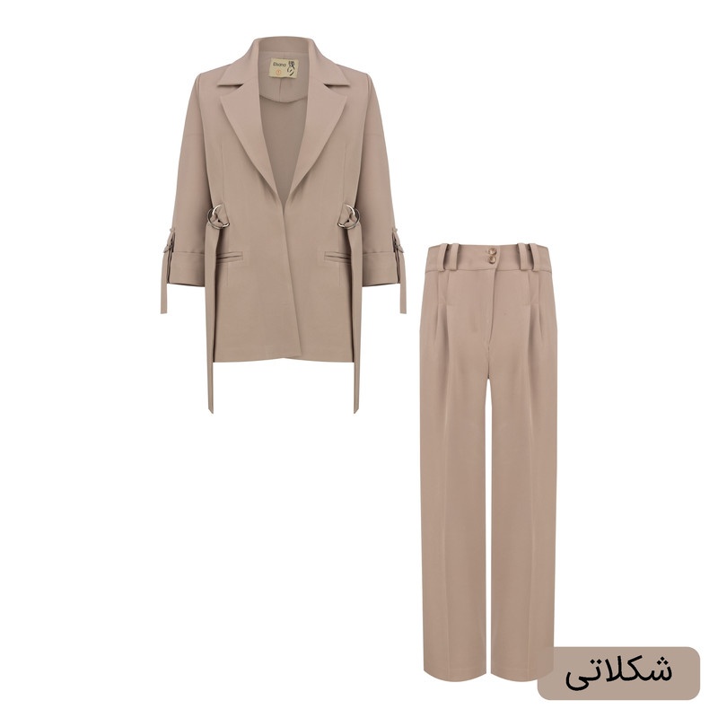 ست کت و شلوار رسمی زنانه مدل آسمانه کد 2487